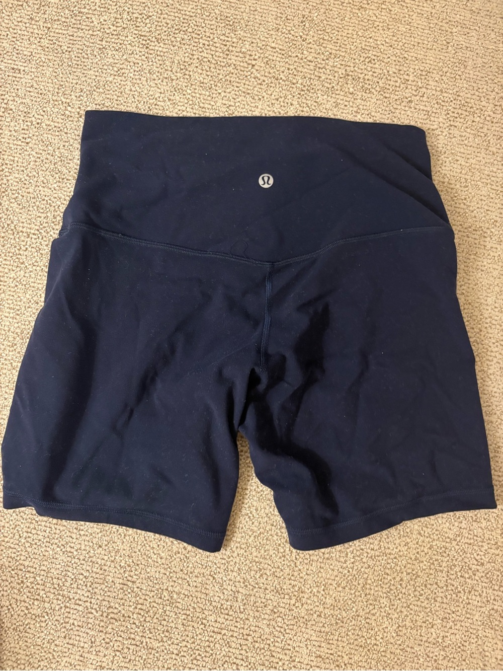 Lululemon Navy Biker Shorts